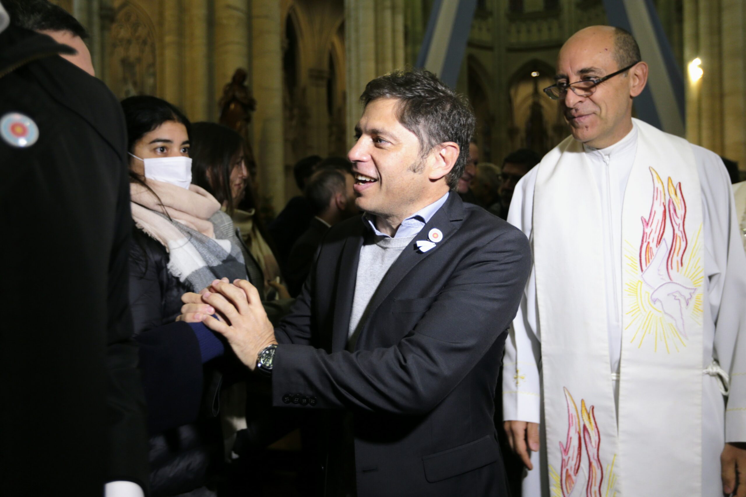 Kicillof acto papa Francisco