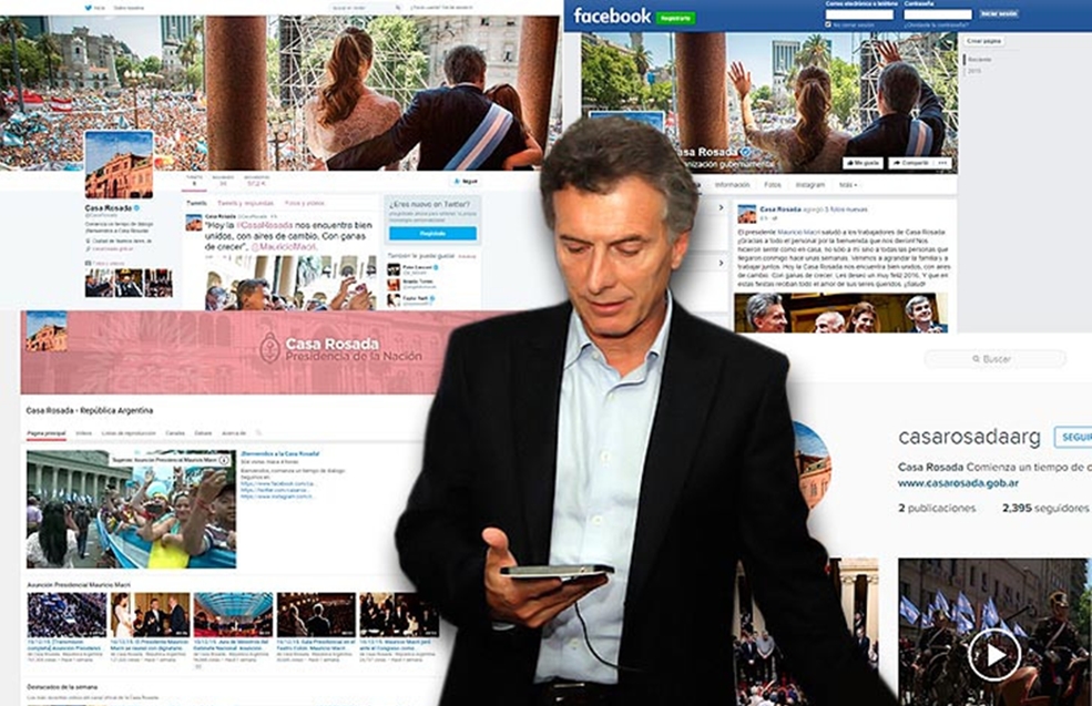 ¿Cómo se manejan las redes sociales de Macri?