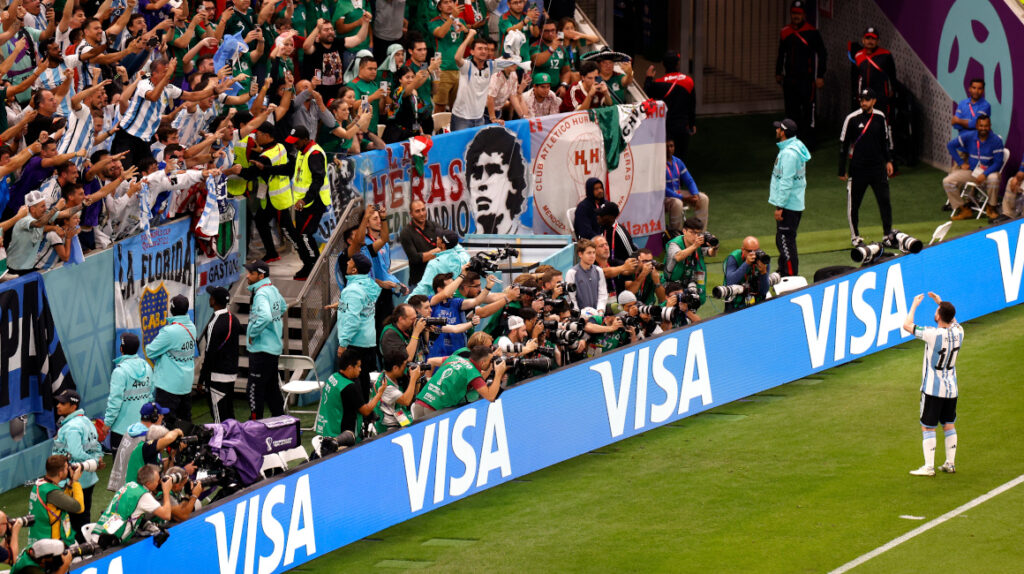 Messi gol hinchas Argentina Mexico Mundial Qatar 1024x574