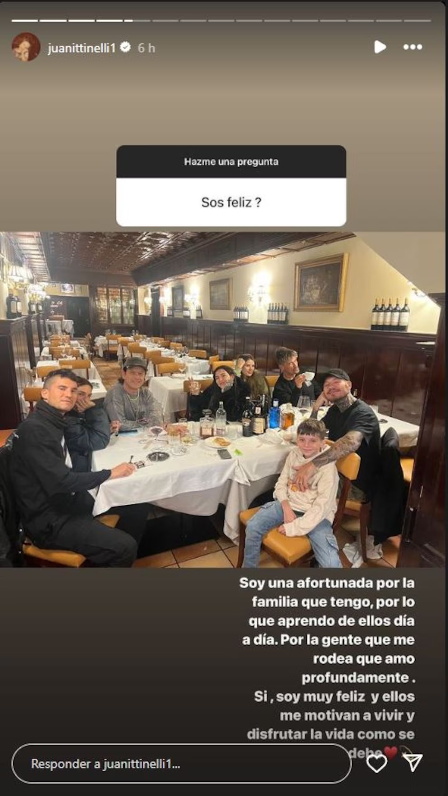 juana tinelli reflexiono sobre la familia y la felicidad foto captura instagram juanittinelli1 K34PD5TVWVE6JI46KIAYRN433U